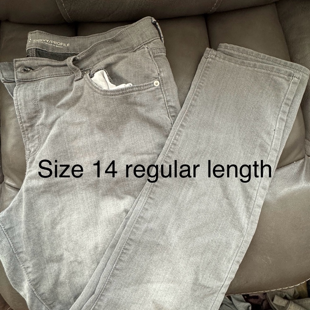 Gray Denim Jeans